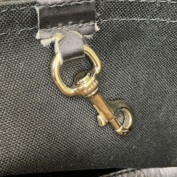 Gucci Gucci Gucci GG Canvas Leather Tote Bag 247207 Canvas Tote Bag 247207 in Good Condition Size ONE SIZE - 5 Thumbnail
