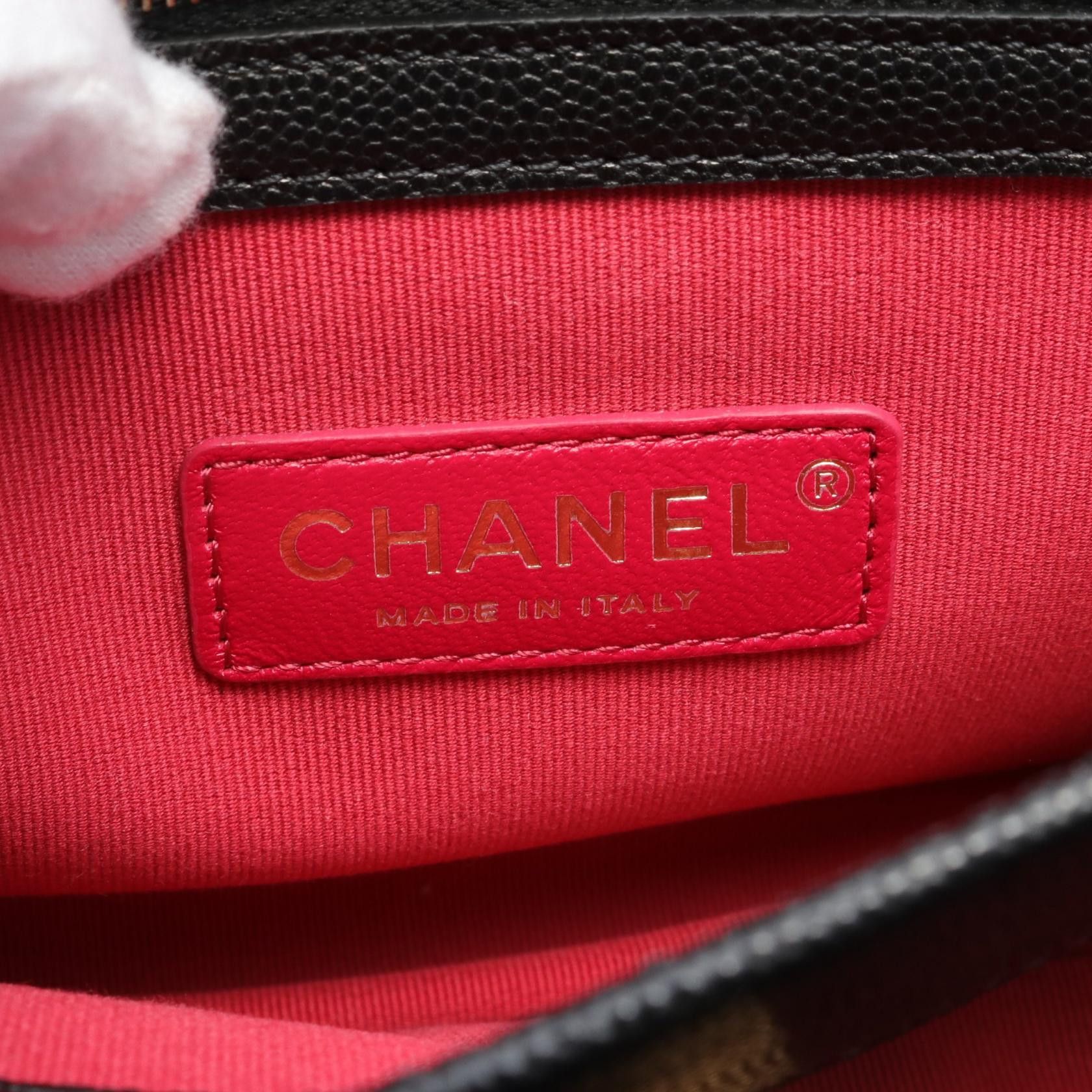 Chanel Chanel CC Quilted Caviar Flap Bag Leather Shoulder Bag in Great Condition Size ONE SIZE - 4 Thumbnail
