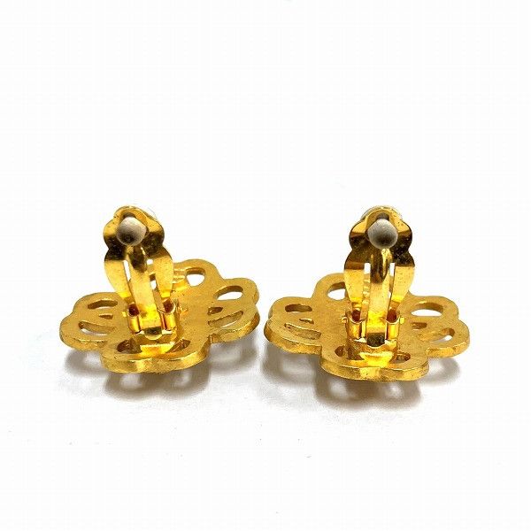 Chanel Chanel Chanel Coco Mark Earrings Clip-on Metal Earrings in Good Condition Size ONE SIZE - 5 Thumbnail