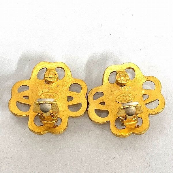 Chanel Chanel Chanel Coco Mark Earrings Clip-on Metal Earrings in Good Condition Size ONE SIZE - 8 Thumbnail