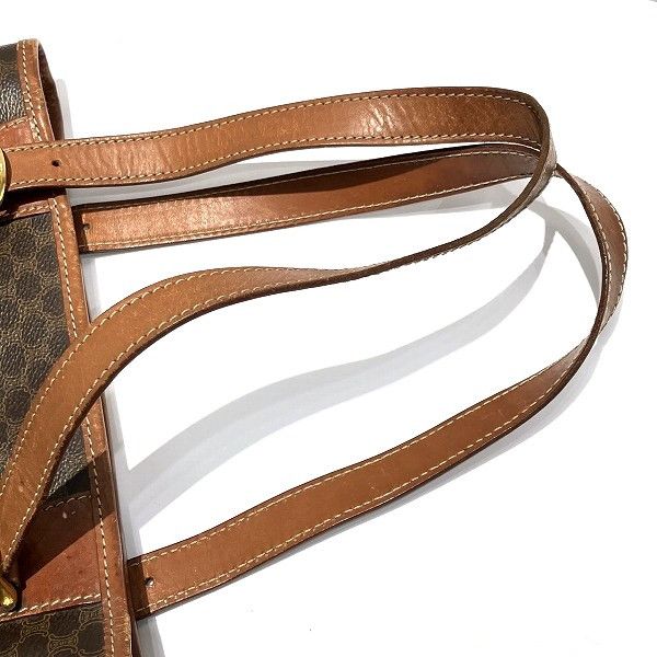 Celine Celine Celine Macadam Bucket Tote Bag Canvas Tote Bag in Fair Condition Size ONE SIZE - 9 Thumbnail