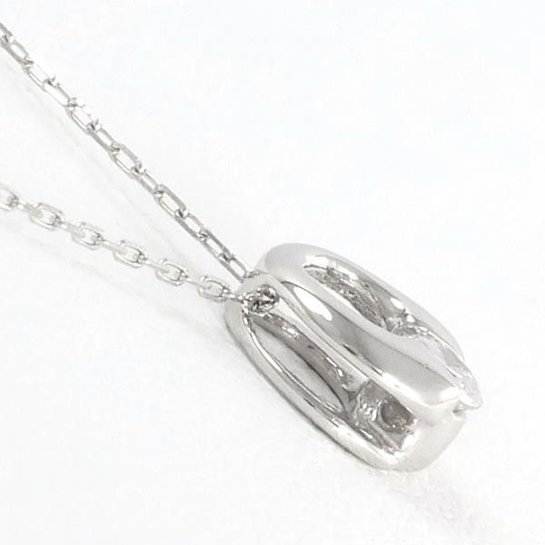 Other Other PT900 Platinum PT850 Necklace Diamond 0.06ct 40cm Metal Necklace in Great Condition Size ONE SIZE - 2 Thumbnail
