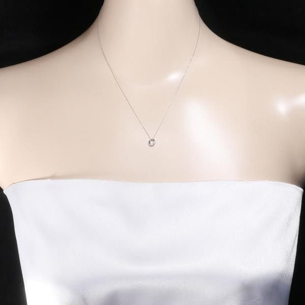 Other Other PT900 Platinum PT850 Necklace Diamond 0.06ct 40cm Metal Necklace in Great Condition Size ONE SIZE - 3 Thumbnail