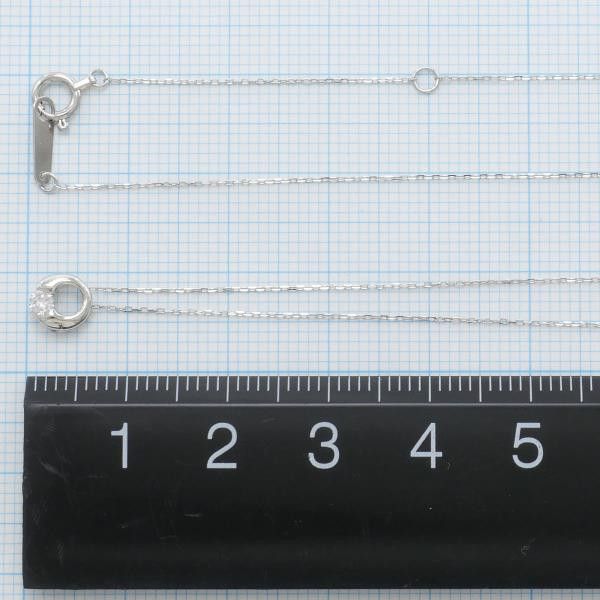 Other Other PT900 Platinum PT850 Necklace Diamond 0.06ct 40cm Metal Necklace in Great Condition Size ONE SIZE - 5 Thumbnail