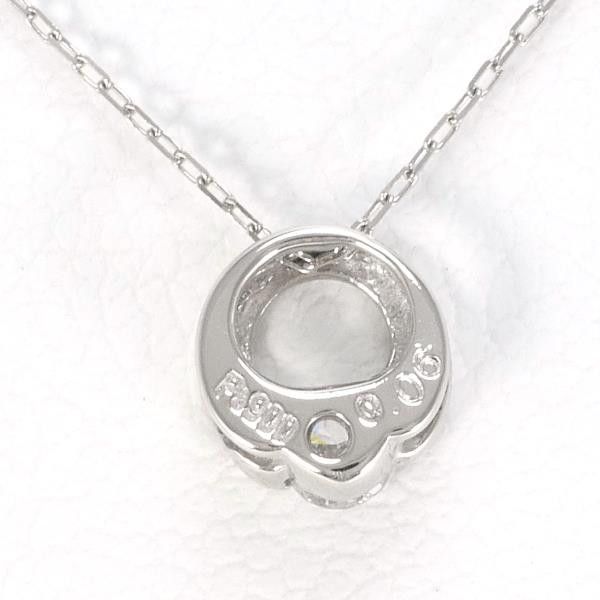 Other Other PT900 Platinum PT850 Necklace Diamond 0.06ct 40cm Metal Necklace in Great Condition Size ONE SIZE - 4 Thumbnail
