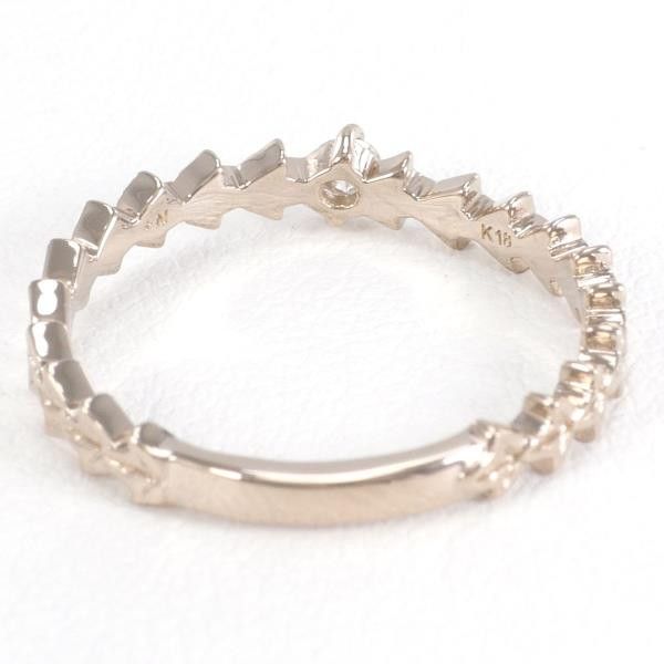 Other Other K18 Pink Gold Diamond Ring 5.5 Metal Ring in Excellent Condition Size ONE SIZE - 3 Thumbnail