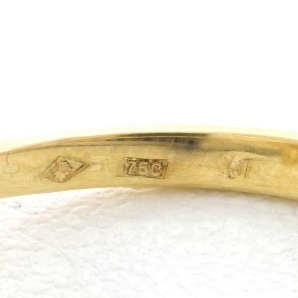 Other Other K18 Yellow Gold Diamond Ring Size 14 Metal Ring in Great Condition Size ONE SIZE - 8 Thumbnail