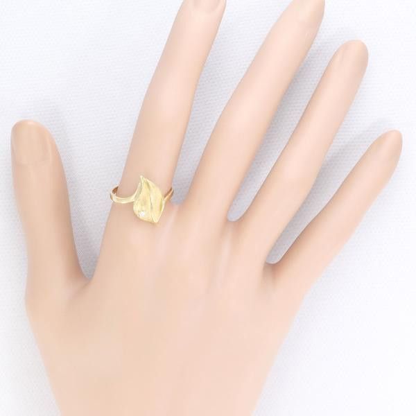 Other Other K18 Yellow Gold Diamond Ring Size 14 Metal Ring in Great Condition Size ONE SIZE - 4 Thumbnail