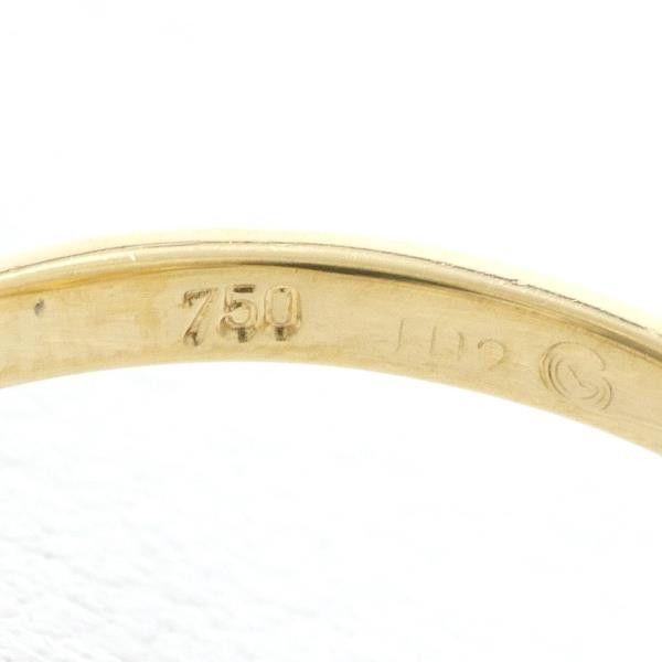 Other Other K18 Yellow Gold Diamond Ring Size 14 Metal Ring in Great Condition Size ONE SIZE - 7 Thumbnail