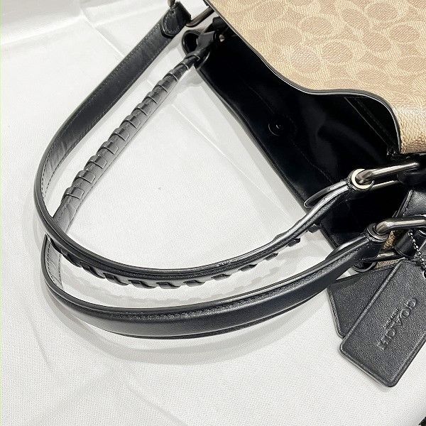 Coach Coach Coach Signature Edie 37123 Tote Bag Canvas Tote Bag 37123 in Good Condition Size ONE SIZE - 9 Thumbnail