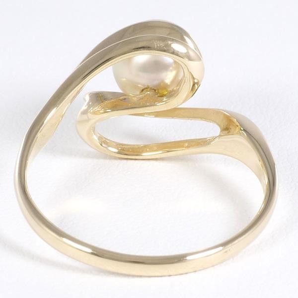Other Other 14K Yellow Gold Pearl Ring 17.5 Metal Ring in Great Condition Size ONE SIZE - 4 Thumbnail