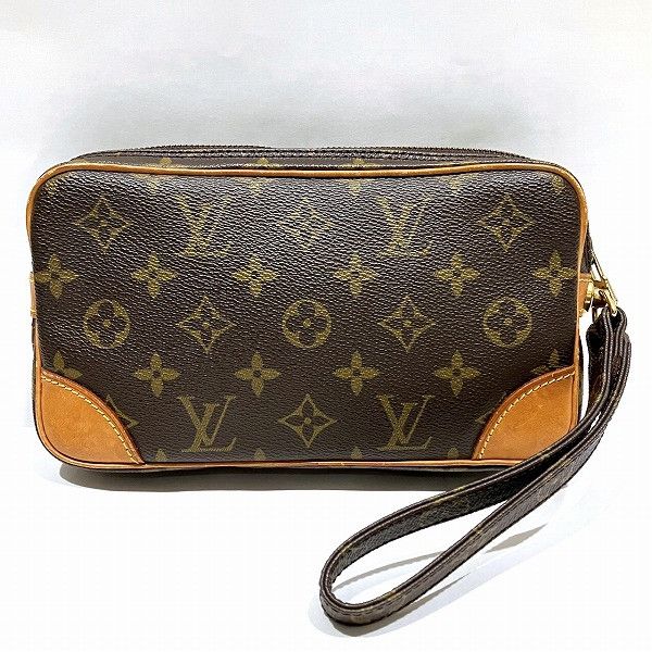 Louis Vuitton Louis Vuitton Louis Vuitton Monogram Marly Dragonne PM Clutch Bag M51827 Canvas Clutch Bag M51827 in Good Condition Size ONE SIZE - 2 Thumbnail