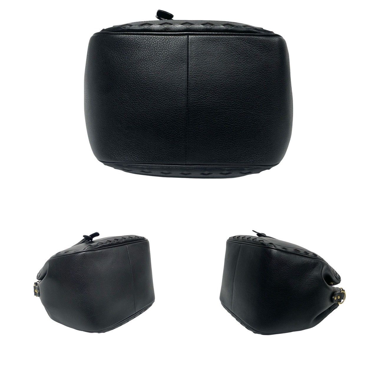 Yves Saint Laurent Yves Saint Laurent Diamond Cut Drawstring Bag Leather Crossbody Bag in Excellent Condition Size ONE SIZE - 6 Thumbnail