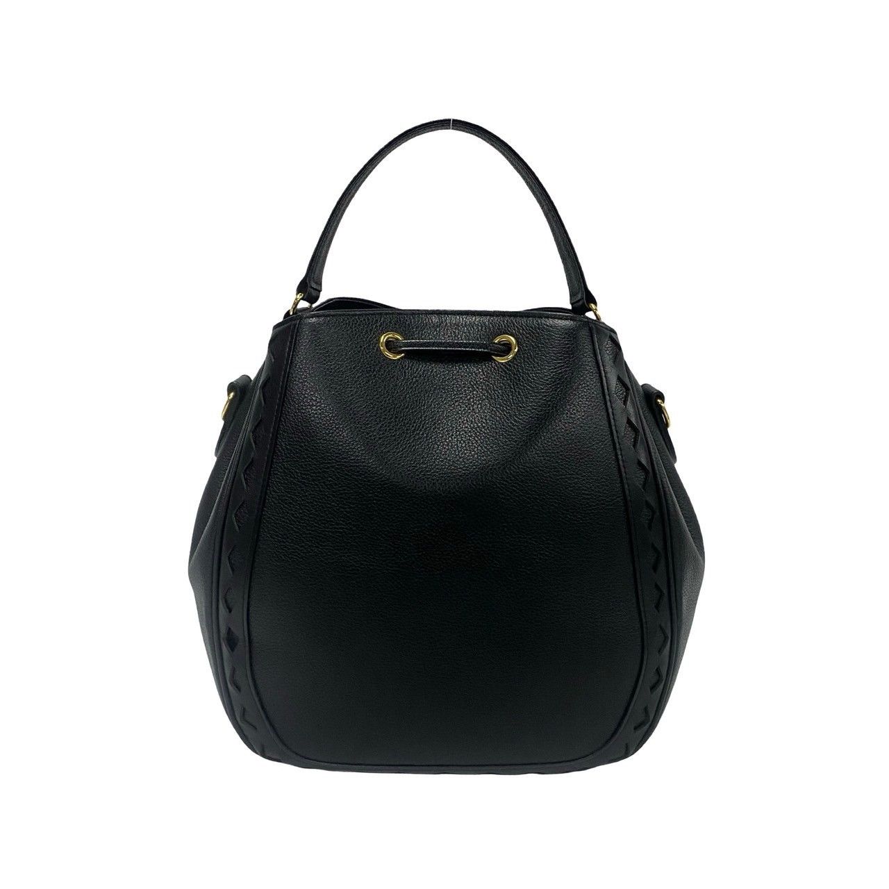 Yves Saint Laurent Yves Saint Laurent Diamond Cut Drawstring Bag Leather Crossbody Bag in Excellent Condition Size ONE SIZE - 4 Thumbnail