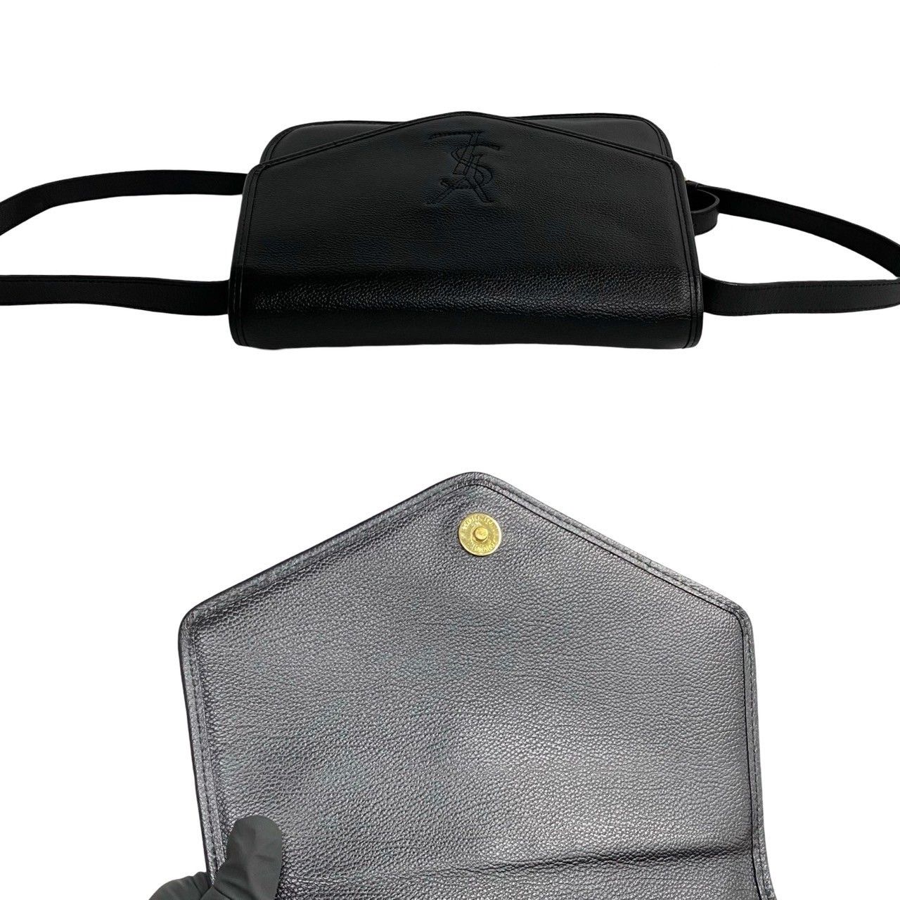 Yves Saint Laurent Yves Saint Laurent Leather Crossbody Bag Leather Crossbody Bag in Great Condition Size ONE SIZE - 8 Thumbnail