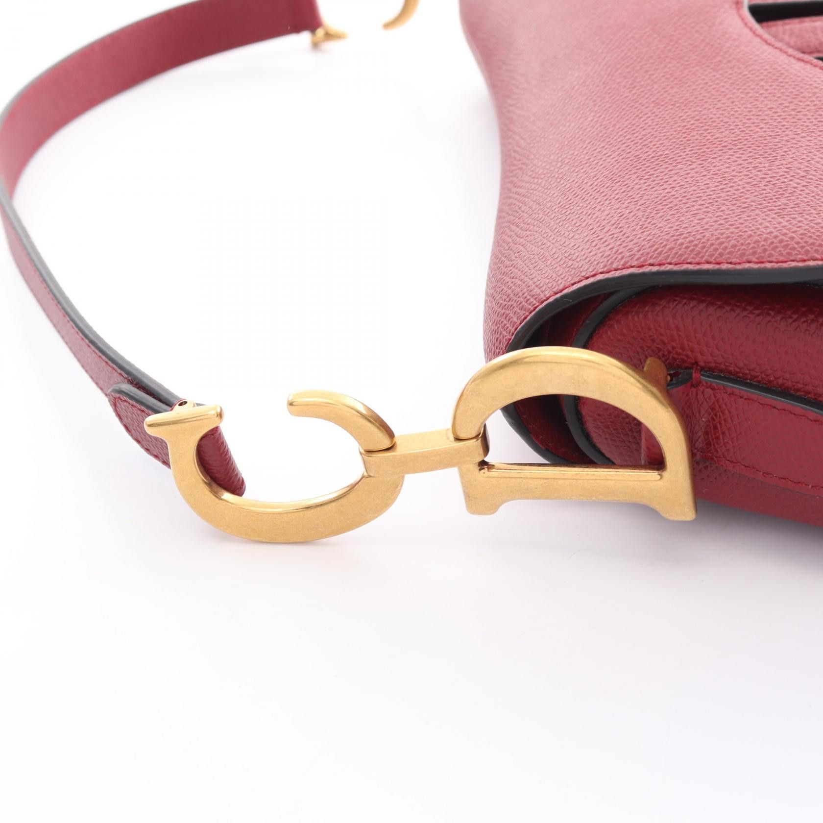 Dior Dior Classic Leather Saddle Bag Leather Shoulder Bag in Great Condition Size ONE SIZE - 5 Thumbnail