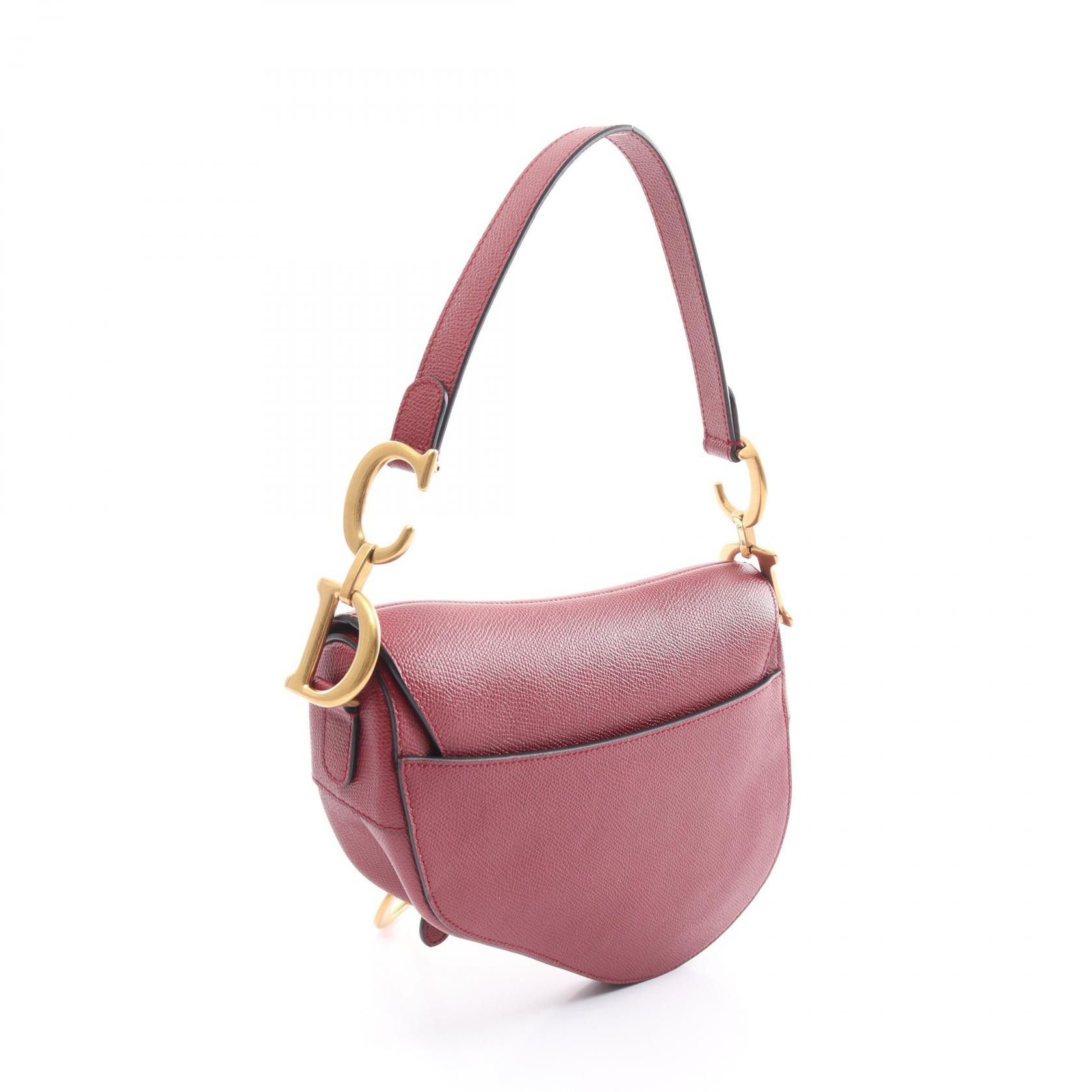Dior Dior Classic Leather Saddle Bag Leather Shoulder Bag in Great Condition Size ONE SIZE - 2 Thumbnail
