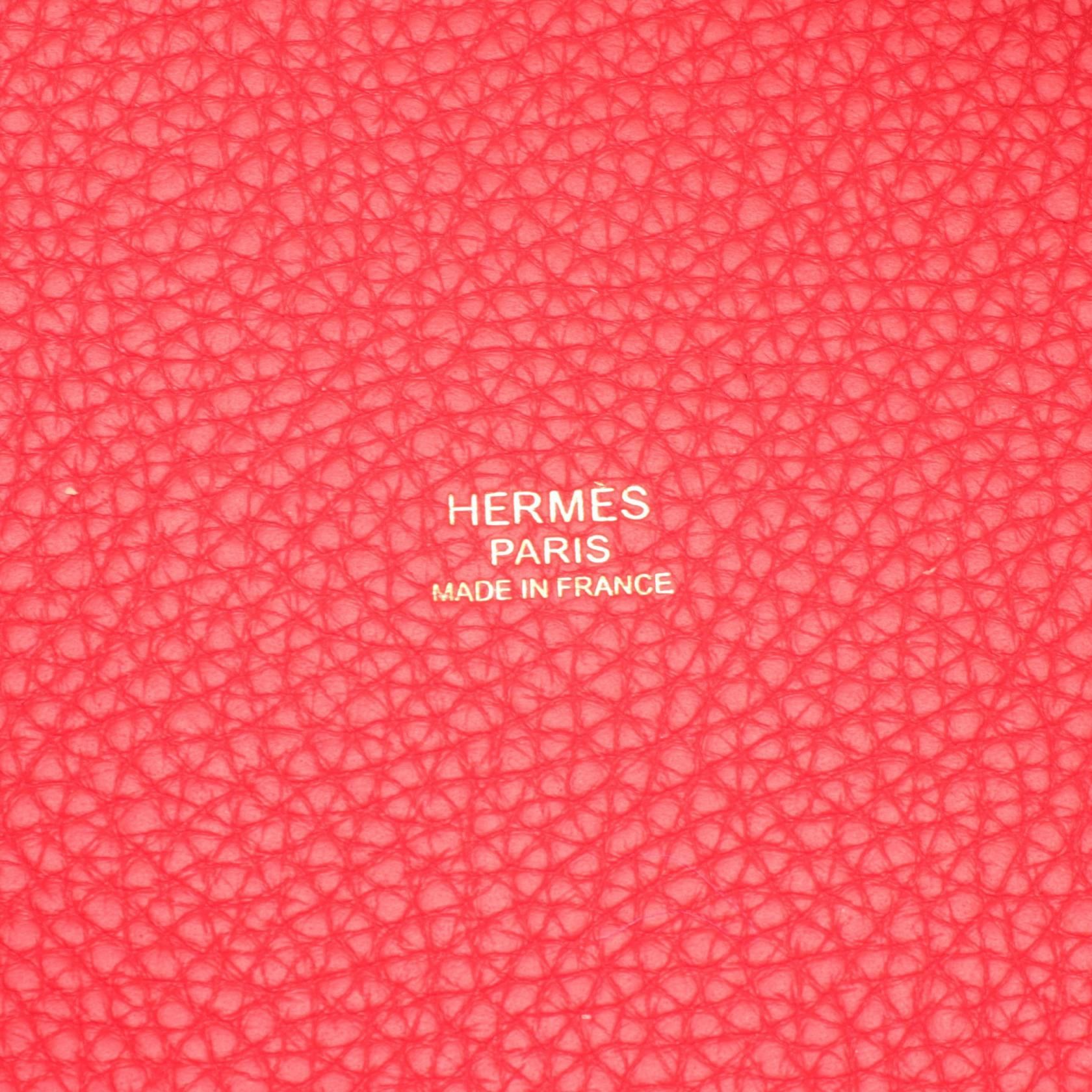 Hermes Hermes Clemence Picotin Lock 18 Leather Handbag 056289CC in Great Condition Size ONE SIZE - 4 Thumbnail