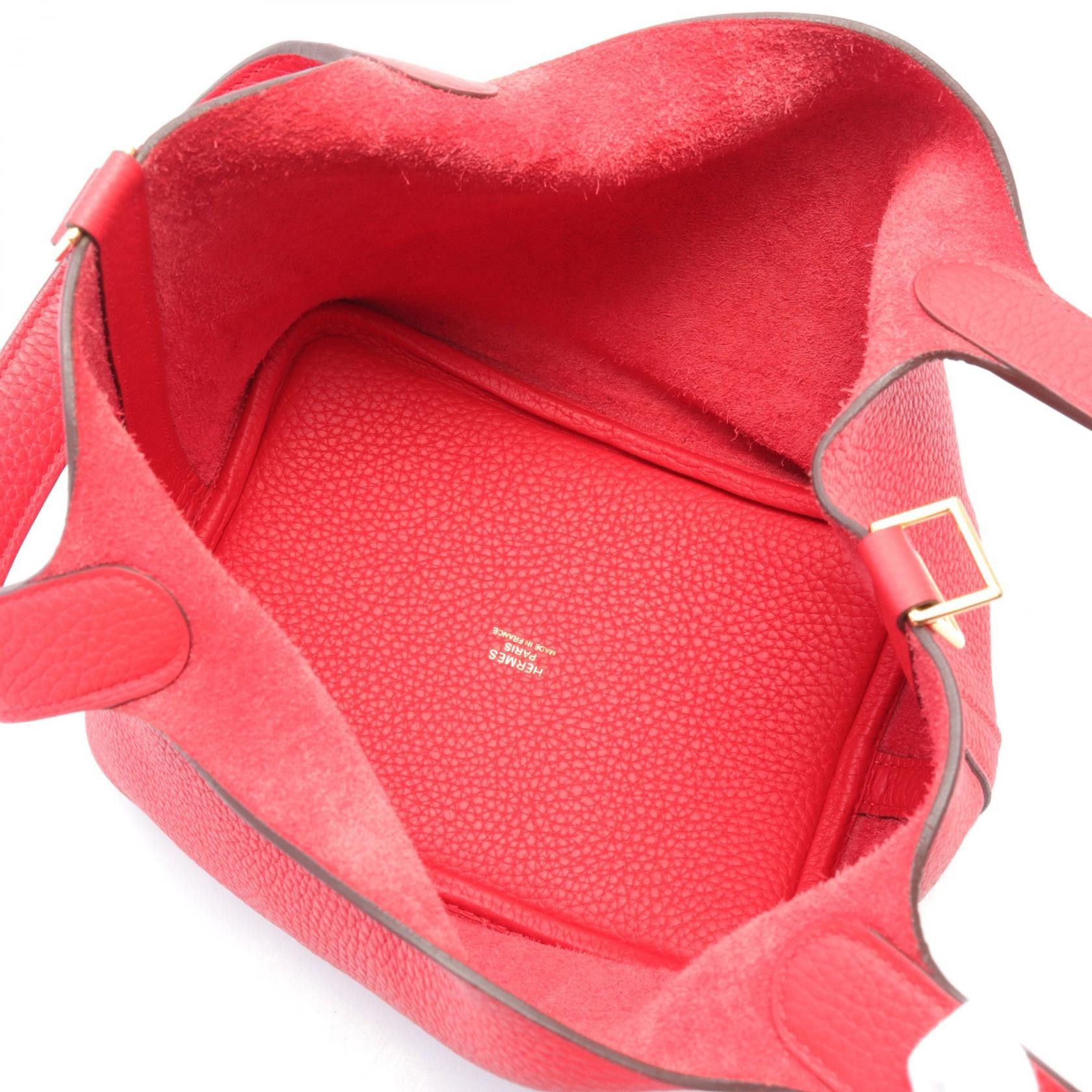 Hermes Hermes Clemence Picotin Lock 18 Leather Handbag 056289CC in Great Condition Size ONE SIZE - 3 Thumbnail