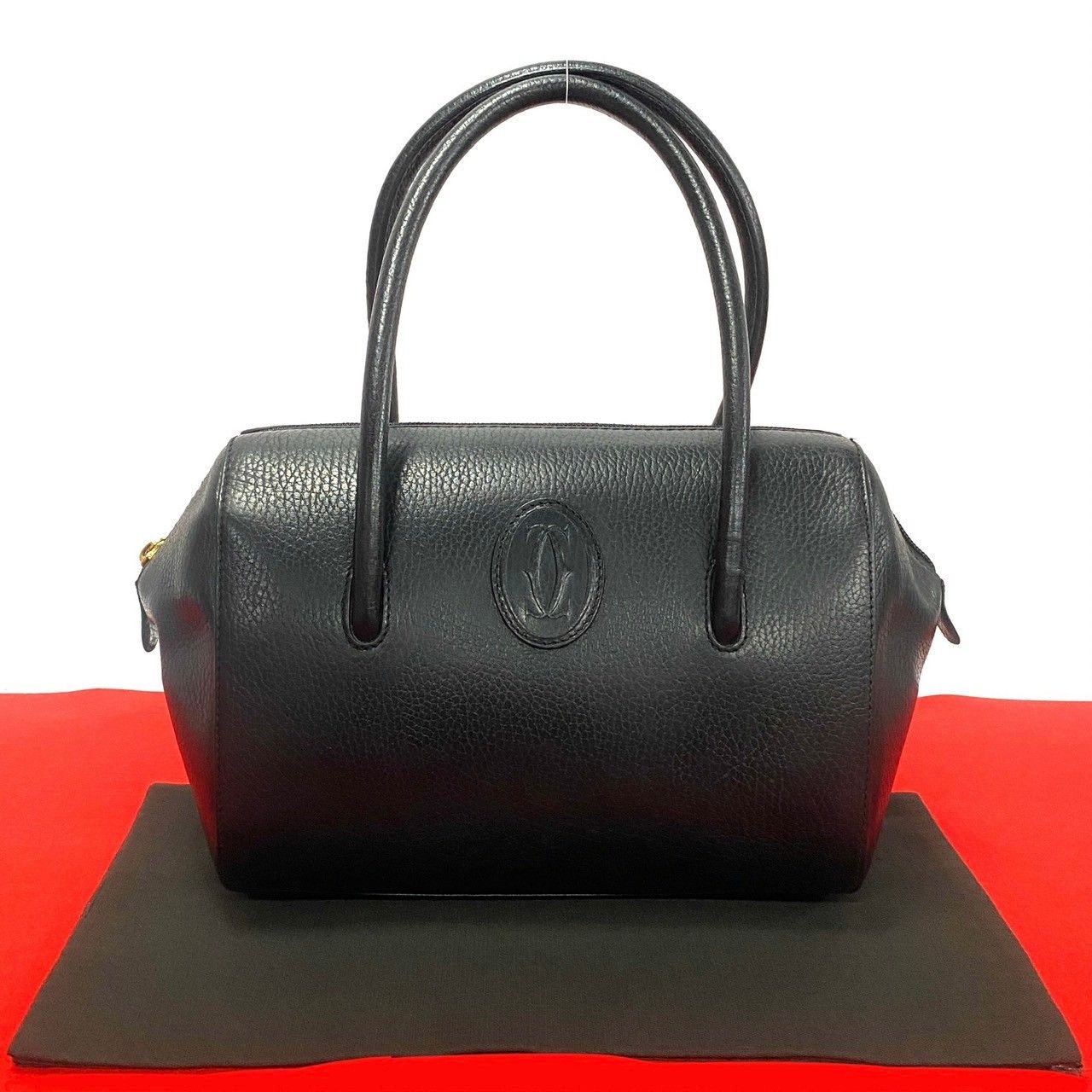 Cartier Cartier Must Line Mini Boston Bag Leather Handbag in Very Good Condition Size ONE SIZE - 9 Thumbnail