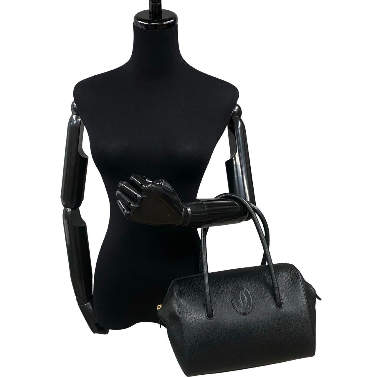 Cartier Cartier Must Line Mini Boston Bag Leather Handbag in Very Good Condition Size ONE SIZE - 2 Thumbnail