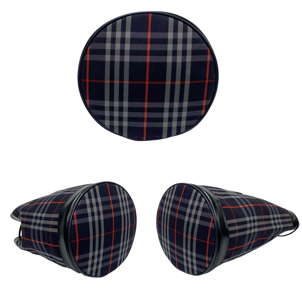 Burberry Burberry Nova Check Drawstring Bag Canvas Crossbody Bag in Great Condition Size ONE SIZE - 6 Thumbnail
