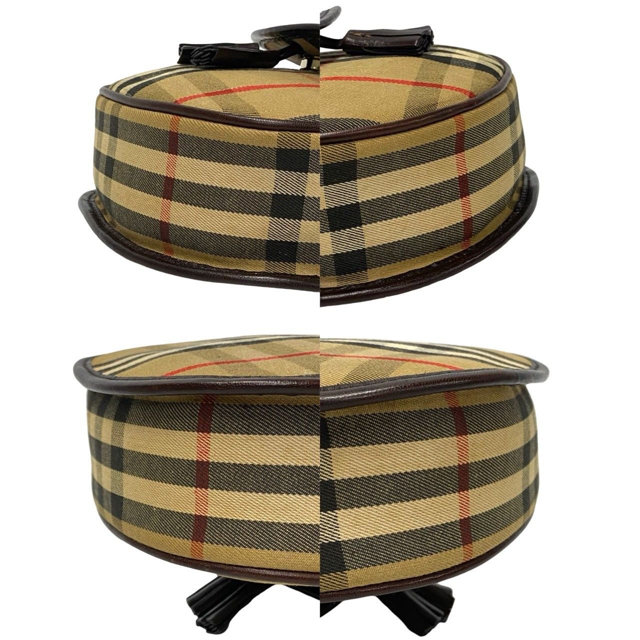 Burberry Burberry Haymarket Check Crossbody Bag Canvas Crossbody Bag in Very Good Condition Size ONE SIZE - 7 Thumbnail