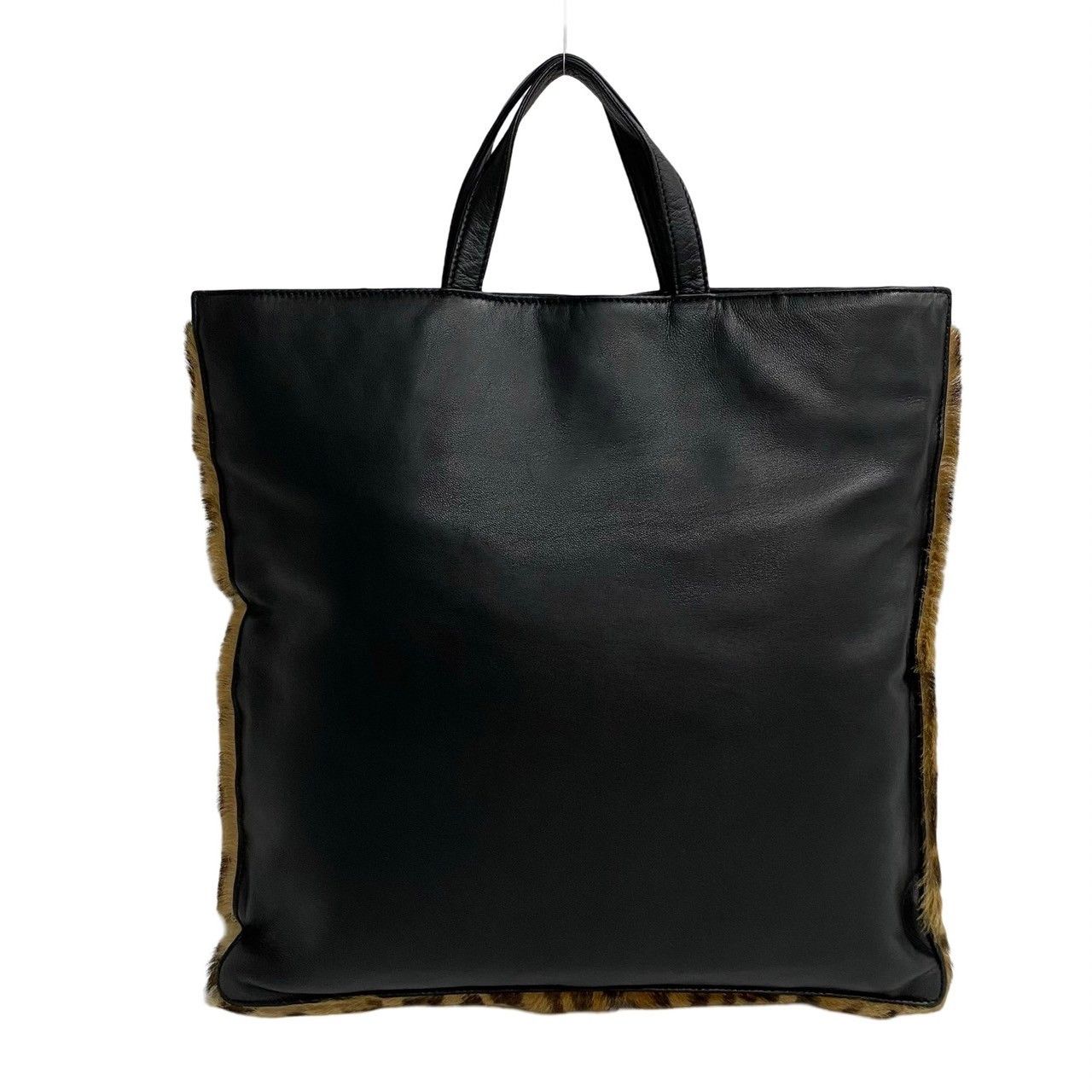 Loewe Loewe Leopard Print Tote Bag Natural Material Tote Bag in Very Good Condition Size ONE SIZE - 4 Thumbnail