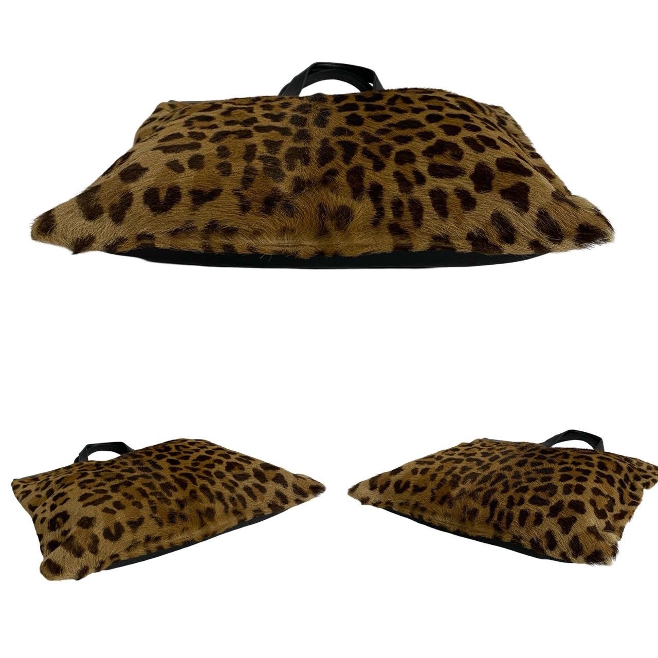 Loewe Loewe Leopard Print Tote Bag Natural Material Tote Bag in Very Good Condition Size ONE SIZE - 6 Thumbnail