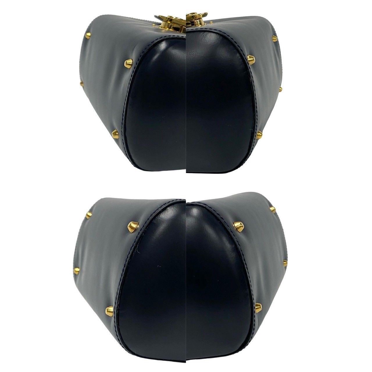 Loewe Loewe Anagram Mini Boston Bag Leather Handbag in Very Good Condition Size ONE SIZE - 6 Thumbnail