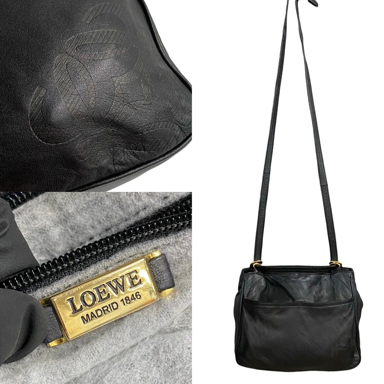 Loewe Loewe Anagram Crossbody Bag Leather Crossbody Bag in Very Good Condition Size ONE SIZE - 3 Thumbnail
