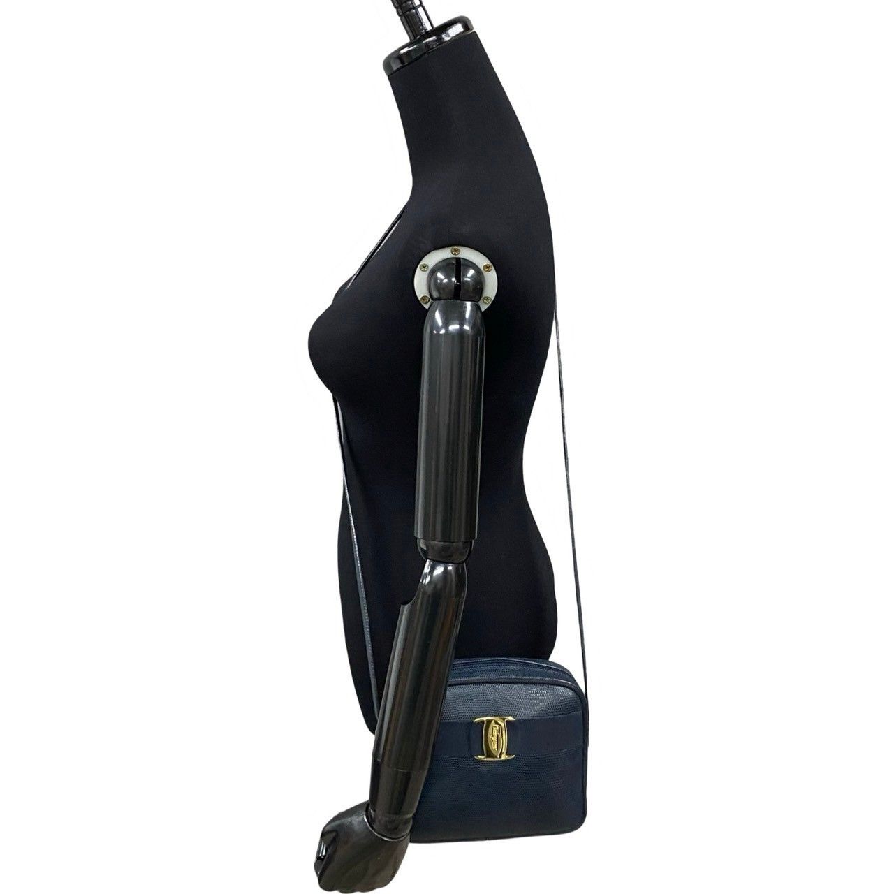 Salvatore Ferragamo Salvatore Ferragamo Leather Vara Mini Crossbody Bag Leather Crossbody Bag in Very Good Condition Size ONE SIZE - 2 Thumbnail