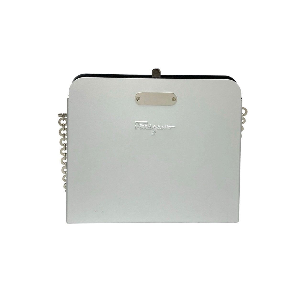 Salvatore Ferragamo Salvatore Ferragamo Gancini Metal Crossbody Bag Metal Crossbody Bag in Very Good Condition Size ONE SIZE - 4 Thumbnail