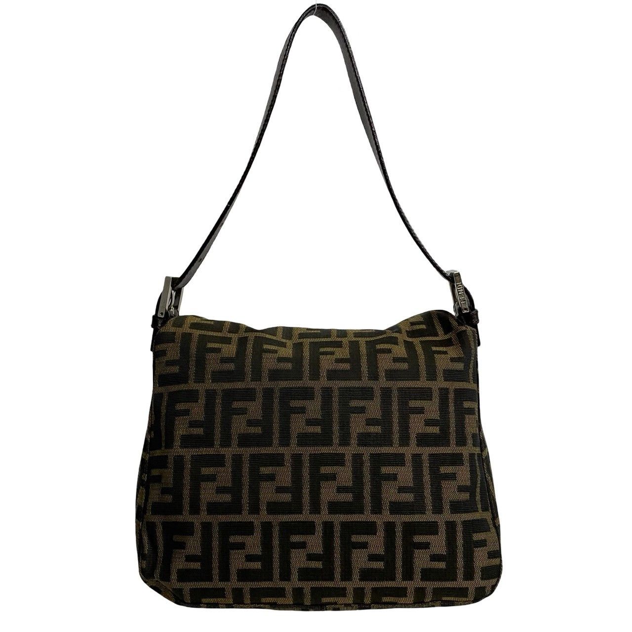 Fendi Fendi Zucca Mamma Baguette Bag Canvas Crossbody Bag in Very Good Condition Size ONE SIZE - 4 Thumbnail