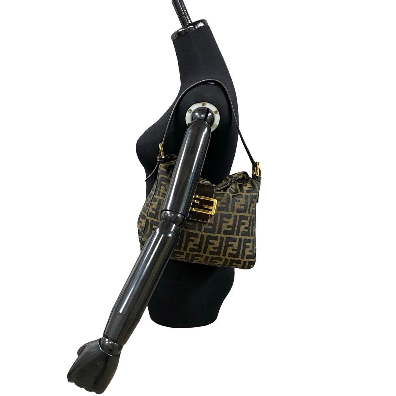 Fendi Fendi Zucca Mamma Baguette Bag Canvas Crossbody Bag in Very Good Condition Size ONE SIZE - 2 Thumbnail