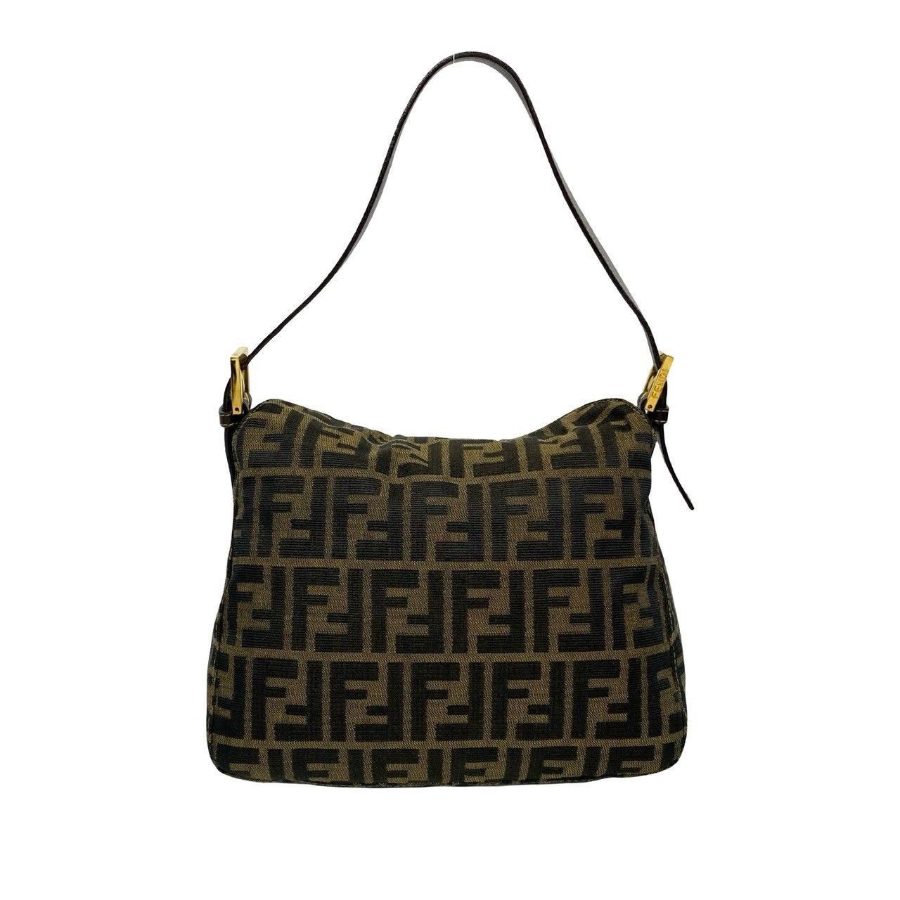 Fendi Fendi Zucca Mamma Baguette Bag Canvas Crossbody Bag in Very Good Condition Size ONE SIZE - 4 Thumbnail