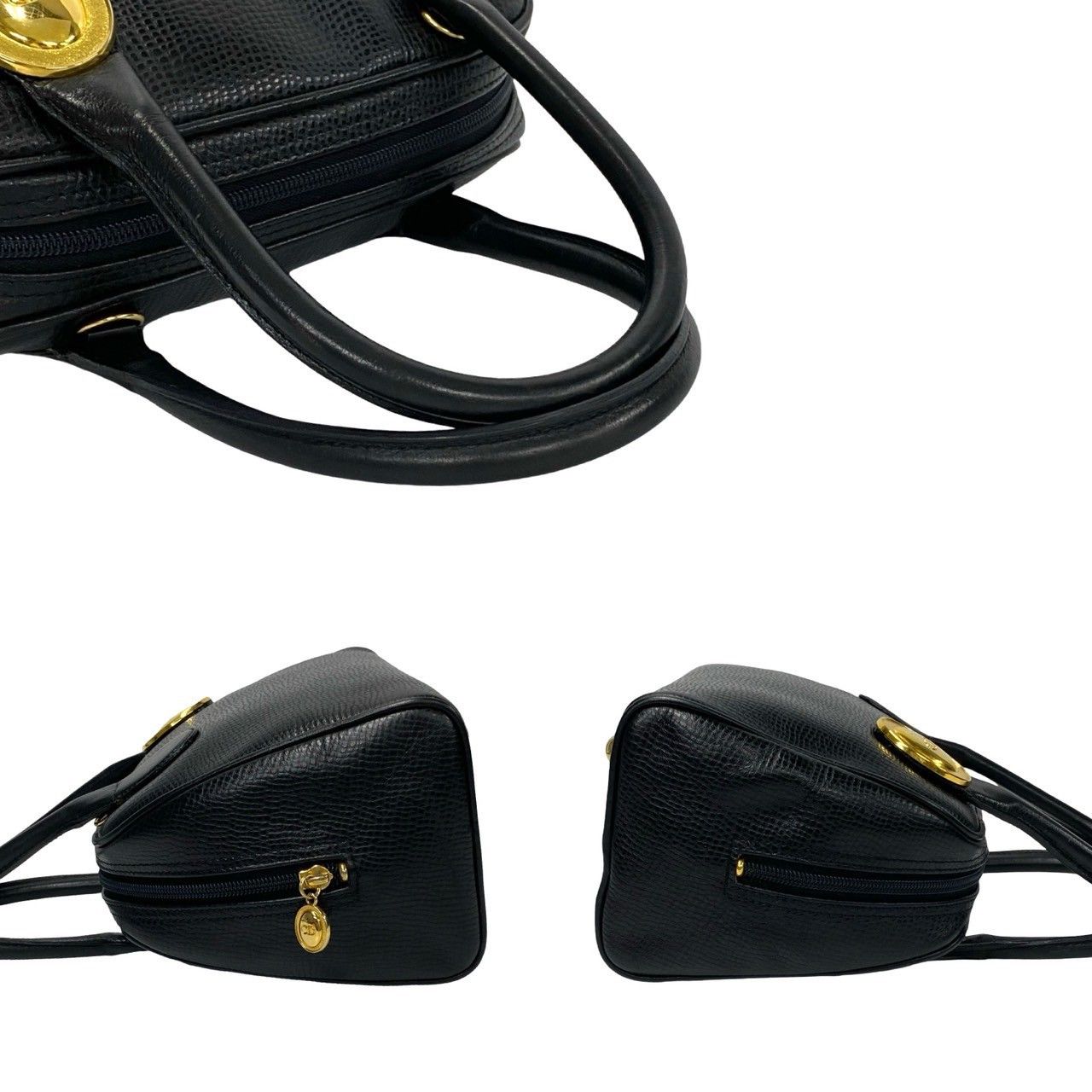 Dior Dior Leather Logo Handbag Leather Handbag in Very Good Condition Size ONE SIZE - 5 Thumbnail
