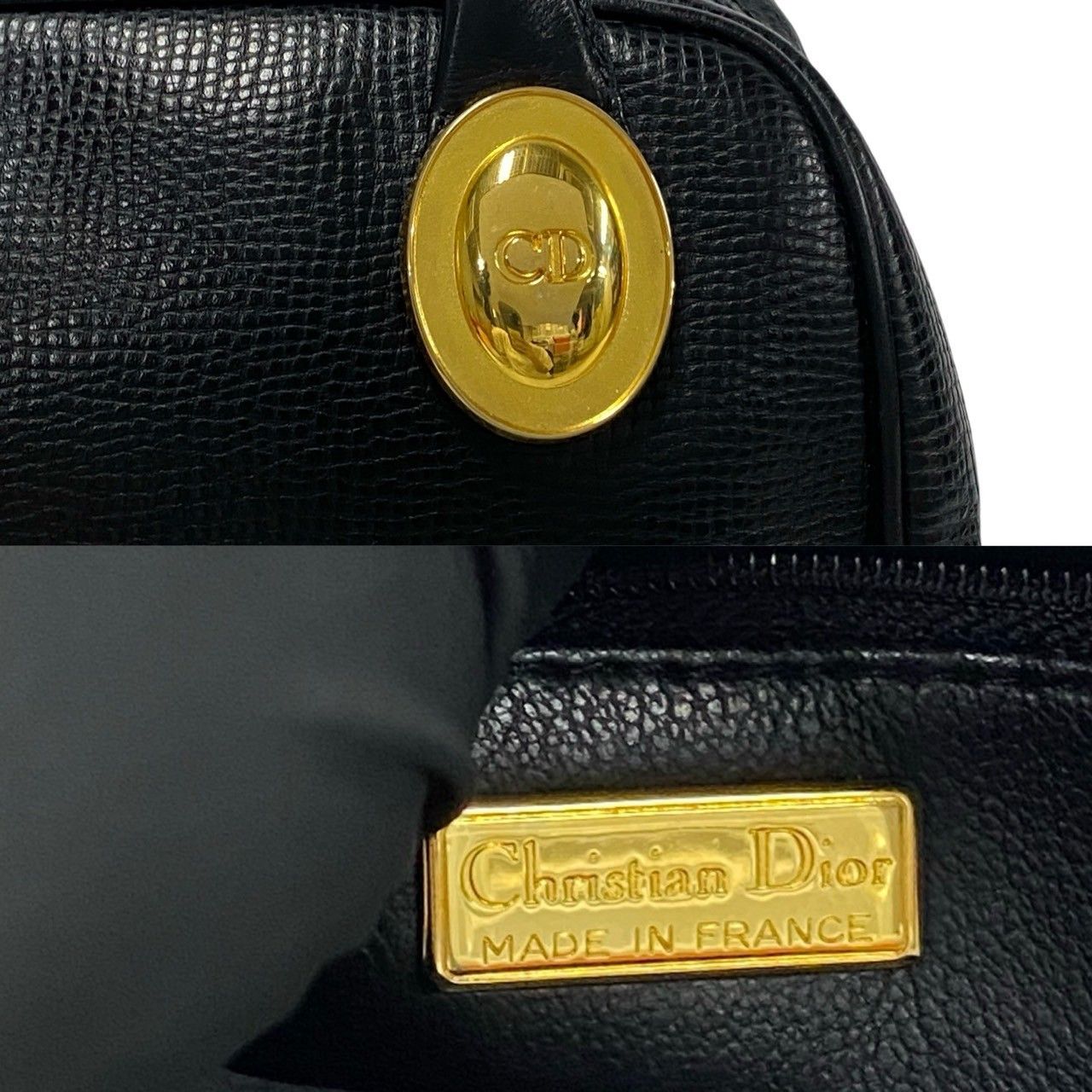 Dior Dior Leather Logo Handbag Leather Handbag in Very Good Condition Size ONE SIZE - 3 Thumbnail