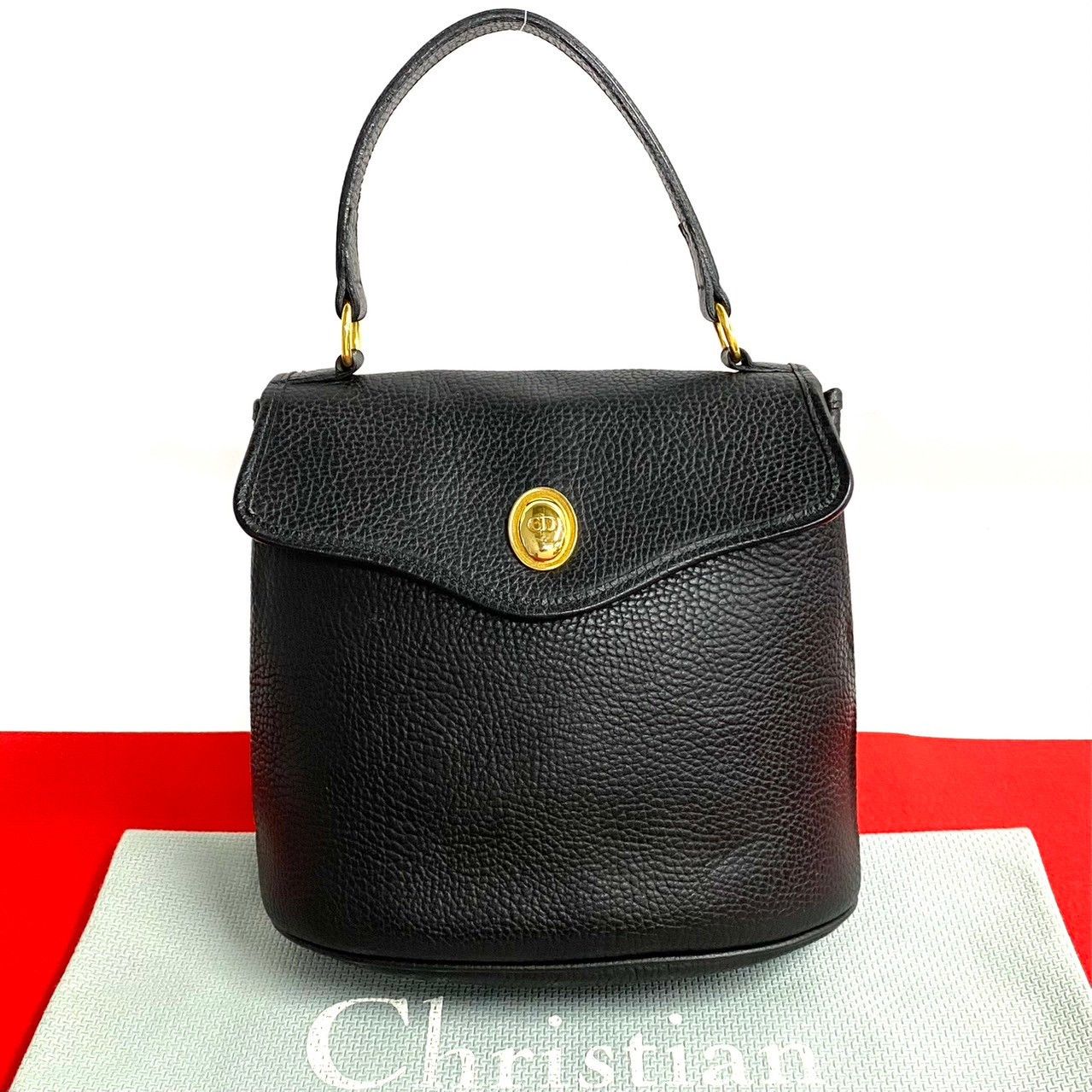 Dior Dior Leather Flap Handbag Leather Handbag in Excellent Condition Size ONE SIZE - 10 Thumbnail