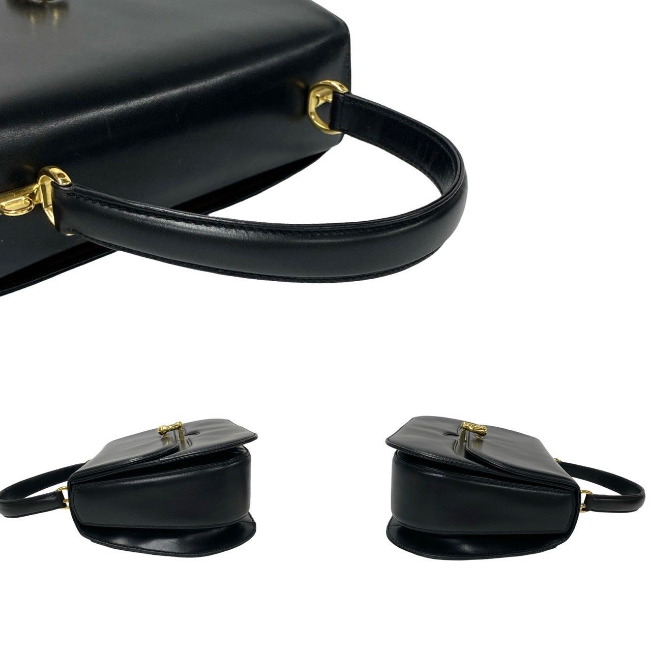 Gucci Gucci Leather Top Handle Bag Leather Handbag in Very Good Condition Size ONE SIZE - 5 Thumbnail