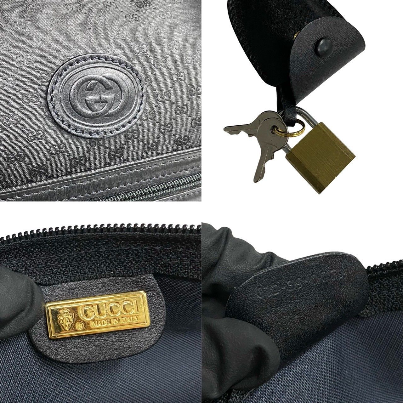 Gucci Gucci Microguccissima Duffle Bag Leather Travel Bag in Great Condition Size ONE SIZE - 3 Thumbnail
