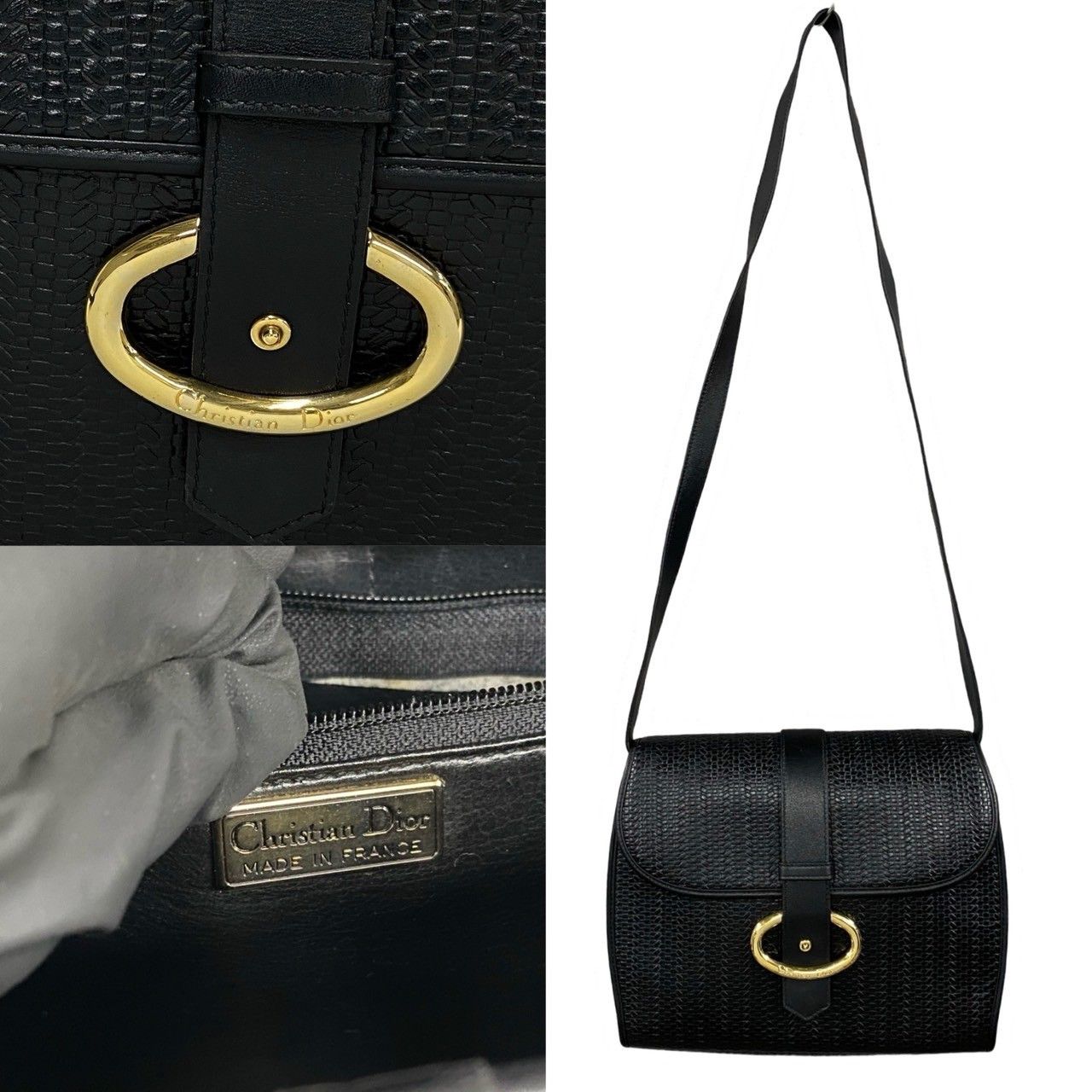 Dior Dior Leather Crossbody Bag Leather Crossbody Bag in Very Good Condition Size ONE SIZE - 3 Thumbnail