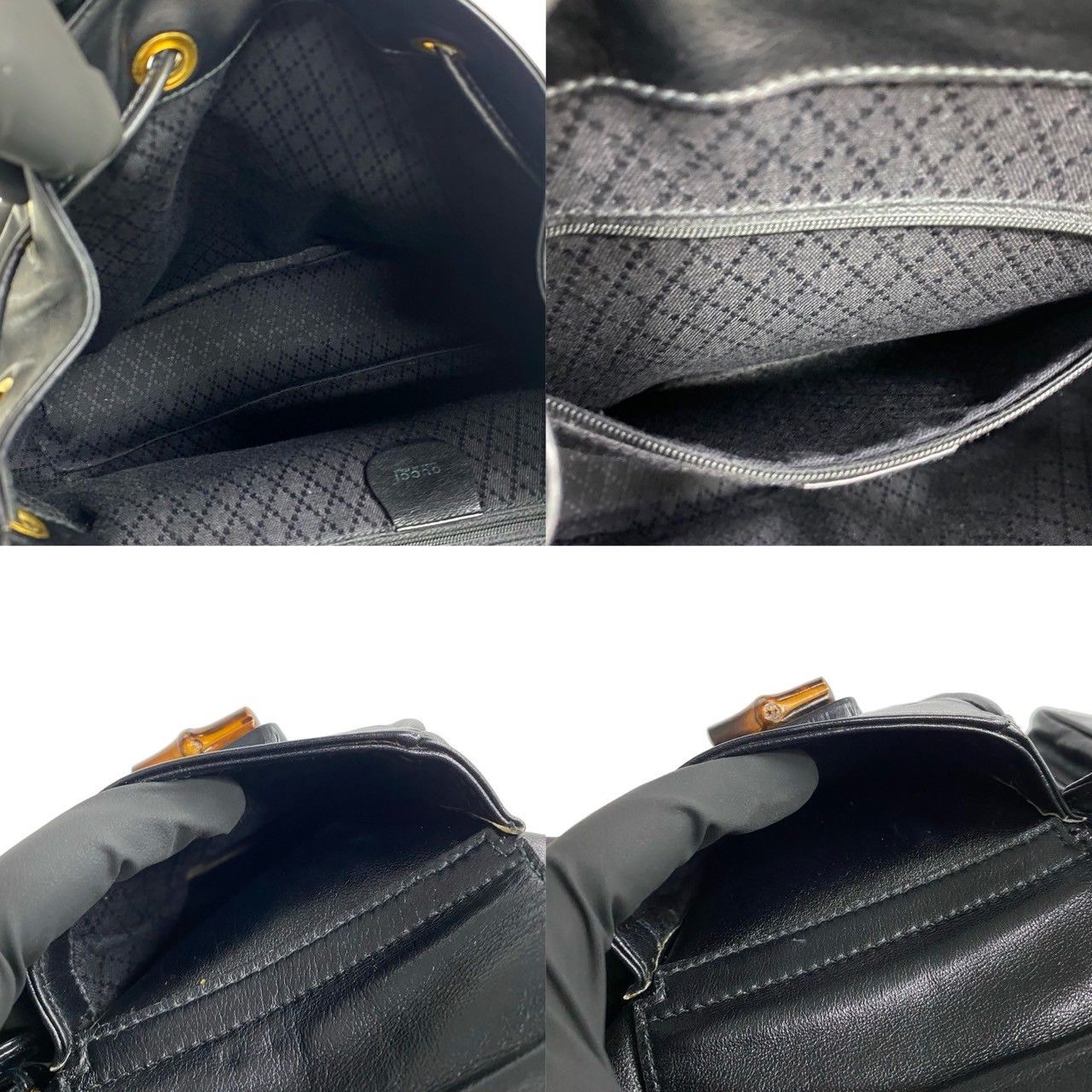 Gucci Gucci Leather Bamboo Backpack Leather Backpack in Very Good Condition Size ONE SIZE - 8 Thumbnail