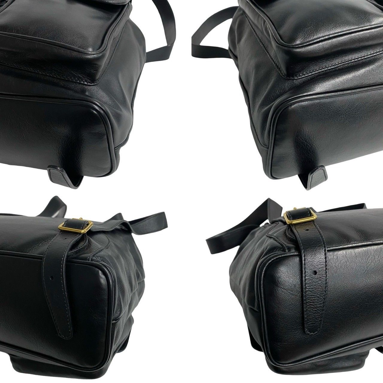 Gucci Gucci Leather Bamboo Backpack Leather Backpack in Very Good Condition Size ONE SIZE - 7 Thumbnail