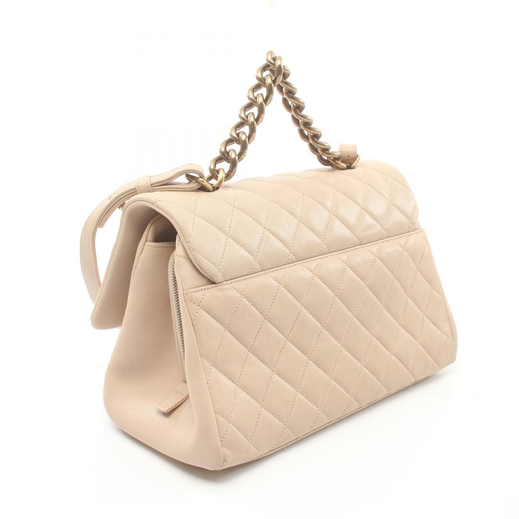 Chanel Chanel CC Quilted Caviar Chain Handle Bag Leather Handbag A93443 in Very Good Condition Size ONE SIZE - 2 Thumbnail