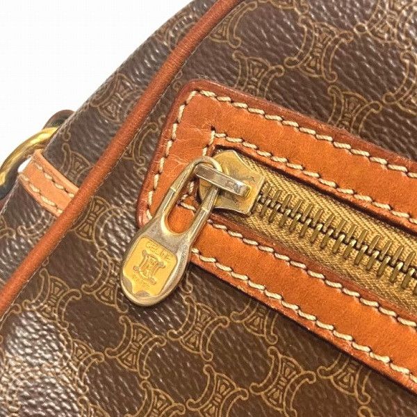 Celine Celine Celine Macadam Brown Shoulder Bag Canvas Crossbody Bag in Good Condition Size ONE SIZE - 8 Thumbnail