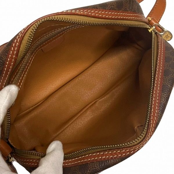 Celine Celine Celine Macadam Brown Shoulder Bag Canvas Crossbody Bag in Good Condition Size ONE SIZE - 6 Thumbnail
