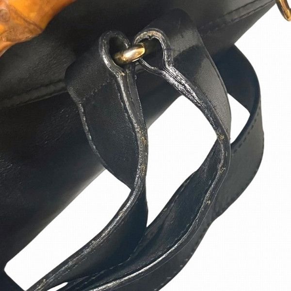 Gucci Gucci Gucci Bamboo Leather Backpack 00320580016 Leather Backpack 00320580016 in Good Condition Size ONE SIZE - 7 Thumbnail