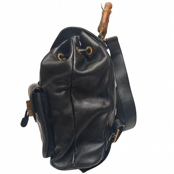 Gucci Gucci Gucci Bamboo Leather Backpack 00320580016 Leather Backpack 00320580016 in Good Condition Size ONE SIZE - 3 Thumbnail