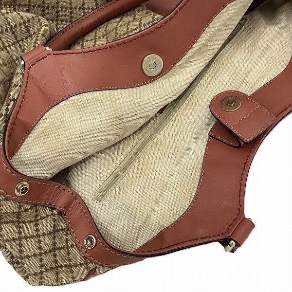 Gucci Gucci Gucci Sukey Diamante Canvas Leather Handbag 211944 Canvas Handbag 211944 in Good Condition Size ONE SIZE - 9 Thumbnail